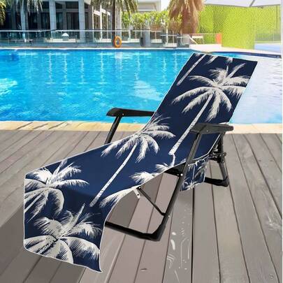 1 Bộ Khăn Tắm Biển và Vỏ Bọc Ghế Nằm Nhanh Khô Hình Lá Phong - Chất liệu Microfiber mềm mại, thấm hút tốt, thích hợp cho hồ bơi hoặc bãi biển, nhẹ và có thể giặt máy, có thể dùng như túi xách hoặc khăn tắm, chăn bãi biển đa năng | Trang Trí Bãi Biển Sống Động | Chất Liệu Microfiber Pha Trộn