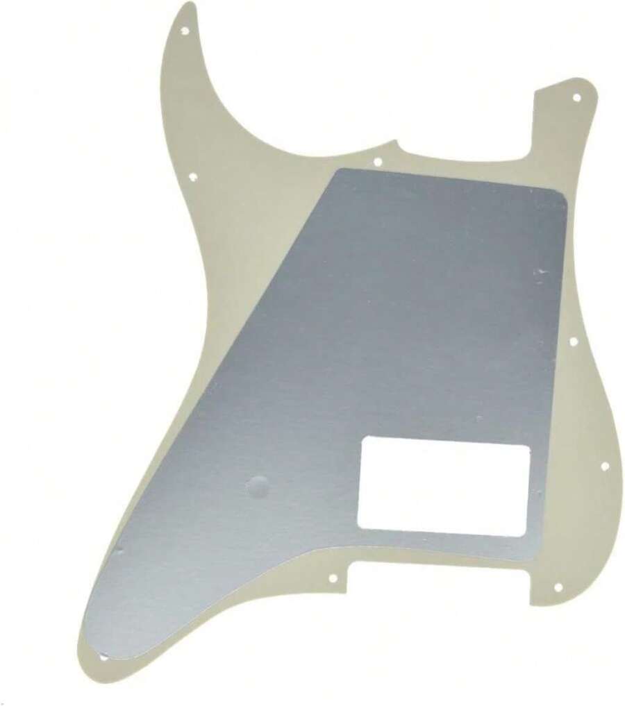 KAISH 11 Hole ST/Strat Style One Humbucker Guitar Pickguard Scratch Plate For Delonge Stratocaster/Strat Aged Pearl - ColorA - 查看 1