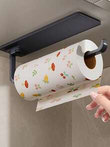 Contemporary Kitchen Towel Rack - A Mountable Paper Towel Dispenser, Suitable For Under Cabinet Installation, Space-Saving Design, Made Of Durable Plastic, Perfect For Bathroom, Commercial Or Household Use - Multicolor - View 4