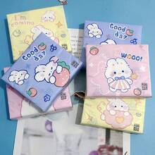 Printed Tissue Paper With Rabbit Pattern, Portable Student Facial Tissue, Toilet Paper, Printed Paper Napkins - Multicolor - View 3