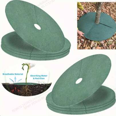 1/5/10 tấm vải không dệt dùng che phủ cây ăn quả/vườn cây ăn trái/bãi cỏ, vật tư làm vườn, có thể tái sử dụng, thích hợp làm hàng rào cho vườn, công viên và bảo vệ cây trồng, chất liệu thoáng khí và thấm hút nước tốt, giúp tối ưu hóa dinh dưỡng và giữ nước, dễ đặt, vải làm vườn bền.