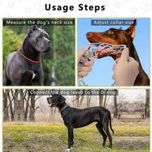 1pc Adjustable Size Dog Anti-Pulling Collar With Quick Release Buckle, Suitable For Small, Medium And Large Dogs - Multicolor - View 5