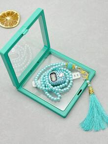 迷你戒指计数器镶钻便携式计数计数器流量计数珠礼品套装 - 貼鑽 - 查看 2