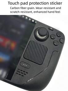 Steam Deck Gaming Console Accessories Set: Dust-Proof Vent Cover + Touchpad & Button Stickers + Joystick Caps, Dust-Proof, Scratch-Resistant, Enhanced Gaming Experience - View 5