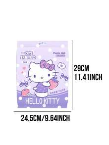 三件装三丽鸥一次性野餐垫，Hello Kitty、Pochacco、Cinnamoroll图案，150x200厘米大尺寸，防水、防潮、防沙、防草渍，易于清洁，无纺布材质，便携可折叠轻便，卫生一次性使用，防漏耐用，不粘草，隔离保护，是野餐、露营、海滩、公园、通勤、居家及其他户外活动的理想之选，三丽鸥粉丝的完美礼物，可爱卡通设计，日系卡哇伊图案，正版三丽鸥商品，时尚户外配件 - 多色 - 查看 15