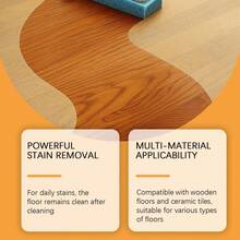 JUE FISH Floor Cleaner, Furniture Cleaner - Easily Removes Various Stubborn Stains, Cleans Floor Surface Debris And Dust, Powerful Cleaning And Polishing, Suitable For Tiles, Floors, Rosewood Floors, And Various Flooring Types - Liquid - View 5