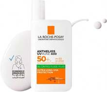 La Roche-Posay Anthelios UVMune 400 Oil Control Invisible Fluid Sunscreen SPF 50+ For Oily Skin 50ml - trắng - Xem 2