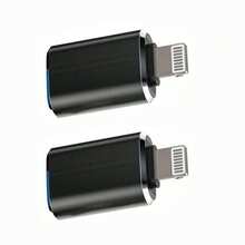1-2pcs OTG Adapter Lightning Male To USB Female Dongle, Compatible With IPhone 14 Series/13/12/11/XS/XR/8/7/6, - Camera Reader, USB Flash Drive, Mouse, Keyboard Hub - Multicolor - View 9