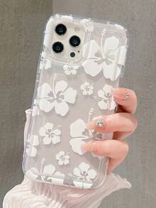 1pc Daisy Floral Inflatable Pressed Flower Pattern Phone Case Compatible With Apple S  17 Pro Max Case  17 Pro Case  Case Clear Phone Case Summer  16 Case - 1 cái - Xem 4