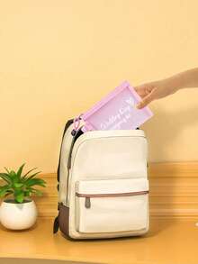 新娘婚礼应急化妆包 - 个性化涤纶化妆包，轻便拉链收纳包，可机洗，不易褪色，可折叠 - 时尚洗漱包，旅行必备化妆包：女孩旅行求生包，男女通用拉链包，化妆品，化妆和旅行必备轻便接待包，母亲节礼物，婚礼奖品 - 彩色 - 查看 3