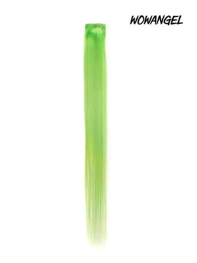 WOWANGEL 1 pieza Extensiones de cabello humano sin costuras con clip, 22 pulgadas 1 pieza de cabello humano virgen recto real para usar con trama de PU, estilo invisible para oficina, novia cadáver, fiesta de Halloween, estilo Y2K, atuendos de vacaciones, cosplay al aire libre, campus escolar, Navidad, fiesta, boda, festival, listo para mujeres