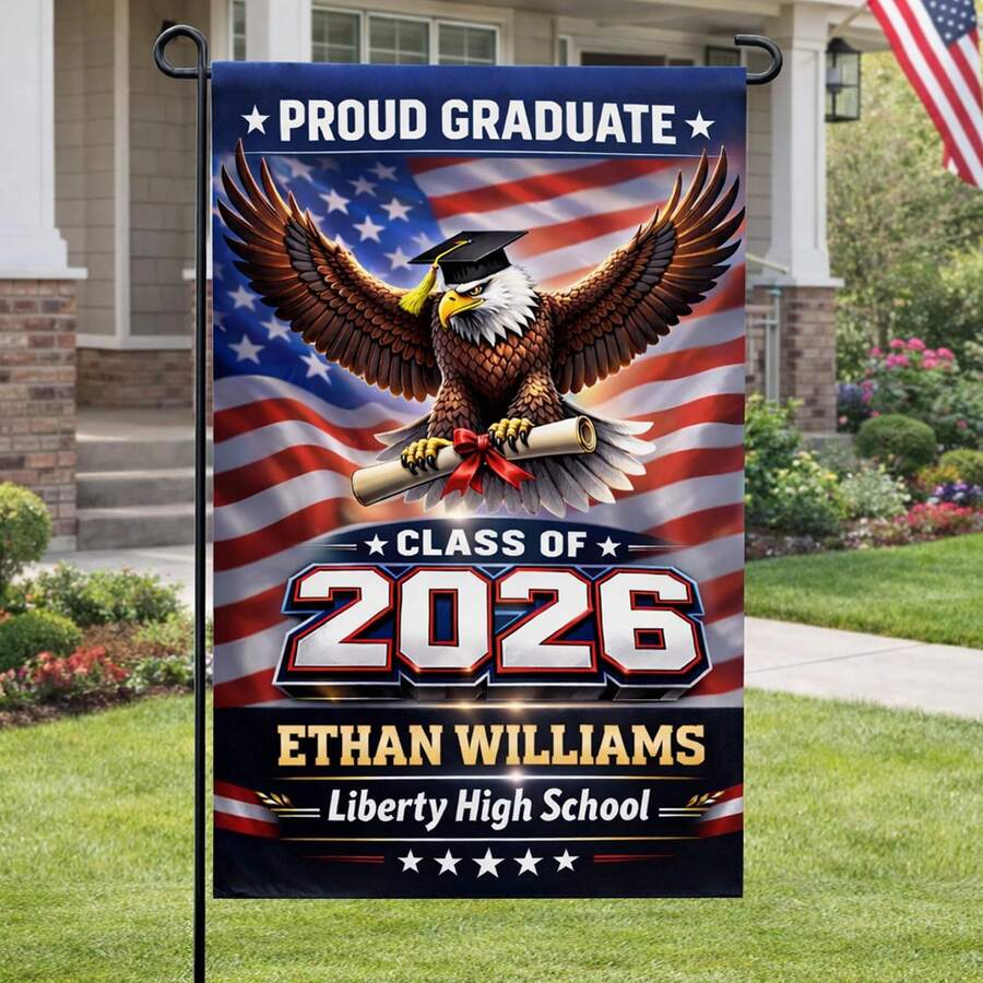 Personalized Graduation Flags Personalized Graduation Flag 2026 ...