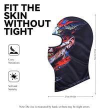 Fabulous Be Xtreme Motorcycle Summer Face Mask, UV Protection, Fishing Riding Windproof Balaclava Neck Gaiter - Multicolor - View 2