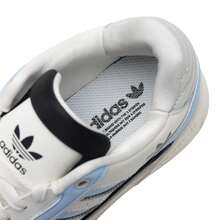 Adidas DROP STEP LOW 2.0 W Low-Top Sneakers, Comfortable Casual Lace-Up Athletic Shoes, 3.5cm Thick Sole, Daily Commute & Leisure - Light Blue/No. 1 Black/Light White - View 7