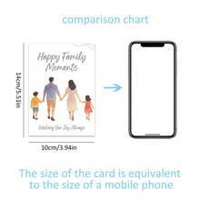 Customized Greeting Cards, Customized Family Cards, Customized Message Cards, Customized Gift Cards, Customized Postcards, Customized Message Cards, Suitable For Gatherings, Parties, Restaurants, Holidays - Family Greeting Card 10x14cm - View 11