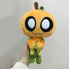 Halloween Plush Toy, Dandy's World Gourdy Stuffed Animal, Pumpkin With Heart Holding Doll, Kawaii Collectible Figure - 黃色 - 查看 9