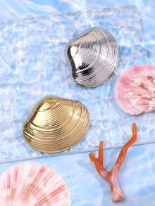 1 chiếc ghim cài áo hình vỏ sò ngọc trai bằng kim loại, ghim cài áo chủ đề đại dương mùa hè thanh lịch và sáng tạo, phụ kiện trang trí eo cho váy, áo khoác, bộ vest. - Nhiều màu - Xem 9