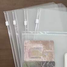 10/5/1个 A6尺寸活页袋，6孔预算信封，透明拉链文件袋，适用于6孔活页夹，防水PVC文件袋 - 套裝 - 查看 5