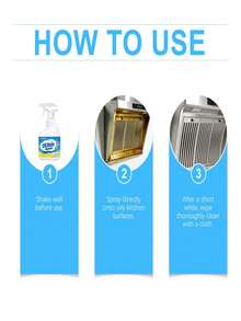 1瓶500毫升2026新款强力去油厨房喷雾，日常家用清洁剂，可去除抽油烟机、炉灶、锅具、台面和电器上的油渍、油脂和污垢，保持表面光亮如新。 - 液體 - 查看 9