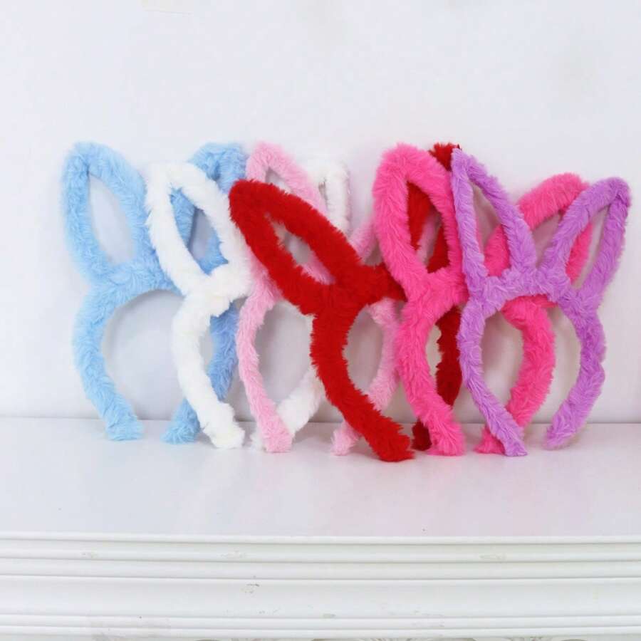 1 bộ (4/6 chiếc) - Băng đô tai thỏ Phục Sinh, Băng đô hóa trang chủ đề tiệc sinh nhật - Phụ kiện chụp ảnh, Băng đô hóa trang dễ thương và gợi cảm cho bé gái. - nhiều màu - Xem 1