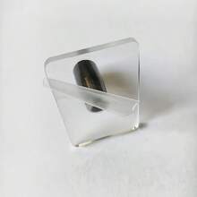 1 Set (4pcs), Acrylic Rectangular Transparent Stamp Accessories With Handle - Multicolor - View 5