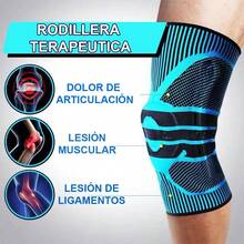 Rodillera Elástica De Compresión Gym Para Deportes Correr - Multicolor - Ver 2