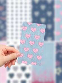 8pcs Denim Fabric Scrapbooking Paper, 17*9cm Each, DIY Phone Case, Tablet, Laptop Stickers, Suitable For Packaging, Diaries, Crafts, Stationery, Craft Paper, Handmade Paper, Wallpaper - 1 Pack/8 PCS - View 10