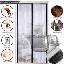 Self-Adhesive Window Screen Mesh Curtain, Anti-Mosquito Fly Insect Barrier For Windows, Kitchen Doors, Easy Installation, Removable, Breathable, Dust-Proof, Mother's Day Gift, Home Textile - Multicolor - View 14