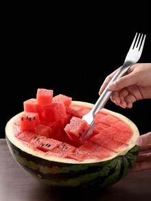 2-In-1 Stainless Steel Watermelon Slicer Cutter, Watermelon Cutting Tool, Suitable For Home Party Camping Kitchen - Multicolor - View 11