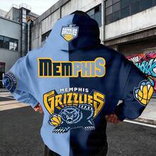Memphis Grizzl-Ies Basketball Team Hoodies, Men's And Women's Streetwear Vintage Hoodie, Making It Ideal For Game Day And Casual Fan Wear - Style - View 4