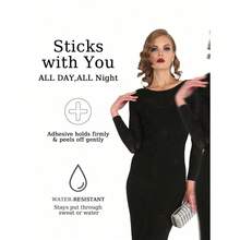 2/4pcs Women Silicone Mini Invisible Breathable Nipple Covers, Reusable Comfortable Non-Slip Breast Petals, Suitable For Daily Commute, Date, Wedding, Party, Beach Vacation, Perfectly Match Camisole, Backless Dress, Strapless Top And Swimwear, Multiple Colors Available - Multicolor - View 7