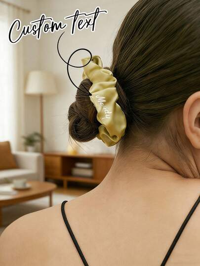 Individuelle Haargummis, anpassbares Haaraccessoire, einfach, stilvoll, mehrfarbig, leicht, langanhaltend, personalisiert, geeignet für Reisen, Ausflüge, Einkaufen, täglichen Gebrauch, ein Geschenk für Familie, Freunde, Mutter, beste Freundin, Freundin, Brautjungfer. Geeignet für Muttertag, Geburtstage, Jahrestage.