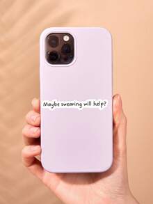 Maybe Swearing Will Help Sticker | Sarcastic Sticker | Gag Gift Sticker | Water Bottle Sticker | Waterproof Sticker | Funny Sticker | Decal - Multicolor - View 3