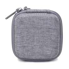 Portable Headphone Storage Bag, Data Cable Organizer, Multifunctional Case For Digital Devices, Protective U Disk Case For Charger - Black - View 4
