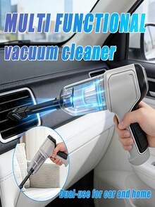 Aspiradora inalámbrica de mano 3 en 1 para coche con succión potente, mini aspiradora con batería recargable de 2400mAh, aspiradora portátil para escritorio, hogar y oficina, limpieza de polvo, aspiradora portátil para coche, sofá, pelo de mascotas - 107 - Ver 3