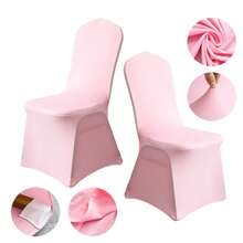 Waterproof Spandex Chair Covers, Elastic Dining Chair Slipcovers, Removable & Washable Polyester Outdoor Chair Covers, Suitable For Party, Banquet, Wedding Events, Hotel (Multiple Classic Colors), Multi-Functional Elastic Polyester Spandex Chair Covers For Dining, Party, Wedding, Banquet And Other Occasions - one-size - View 26