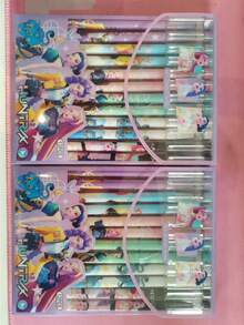 K-POP Fan Erasable Gel Pen Set (12/24/36/48pcs), Cartoon Design Reusable Writing Pens Suitable For Note Taking - Multicolor - View 12