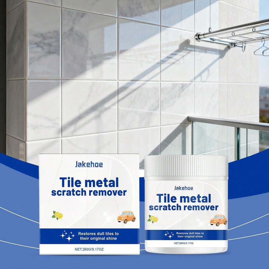 陶瓷瓷砖划痕去除清洁剂，家用客厅浴室瓷砖磨损和锈渍清洁增亮护理剂