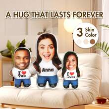 1pc Customized Pillow - Personalized Face Cushion, Multiple Styles Available. Unique, Breathable Customized Gift Suitable For Her, Him, Boyfriend, Girlfriend, Dad, Mom, Family, Friends, Anniversary, Mother's Day, Birthday, Valentine's Day, Christmas, Halloween, Graduation, Father's Day, Wedding, Housewife, Sofa, Bed, Car, Tea Room, Bedroom, Bathroom, Living Room, Dining Room - 5 - View 3