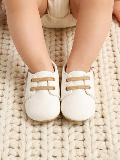 Infant Boys Girls Shoes Non-Slip Rubber Sole PU Leather Sneakers Infant First Walking Shoes Toddler Crib Shoes Newborn Loafers Flats