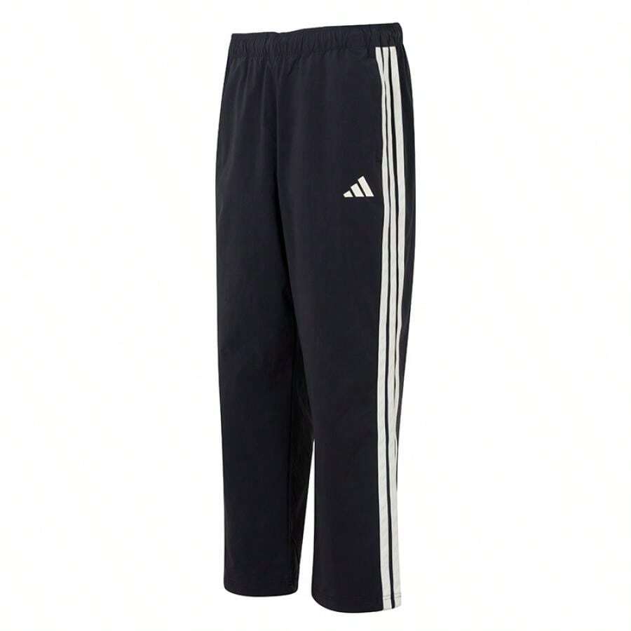 Adidas Men's ST 3ST WV PNT Casual Sports Pants KR2531 - Black/white - View 1