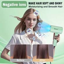 Hatteker 1pc Foldable Portable Hair Dryer With EU Plug - EU F Type Plug(220-240V) - View 4