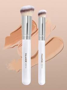 MAANGE Bộ cọ trang điểm chuyên nghiệp 2/3/4 món kèm hộp giấy, bao gồm cọ tán kem nền, cọ tạo khối, cọ má hồng, cọ phấn phủ, cọ tán phấn mắt, cọ che khuyết điểm, cọ highlight, cọ pha màu, lông cọ mềm mại, nhỏ gọn, tiện mang theo, thích hợp làm quà tặng cho phụ nữ/bé gái. - trắng - Xem 15