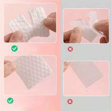500/1000pcs Professional Lint-Free Gel Nail Polish Remover Pads, Nail Wipes, Makeup Cosmetic Nail Cleaning Tools - Multicolor - View 9