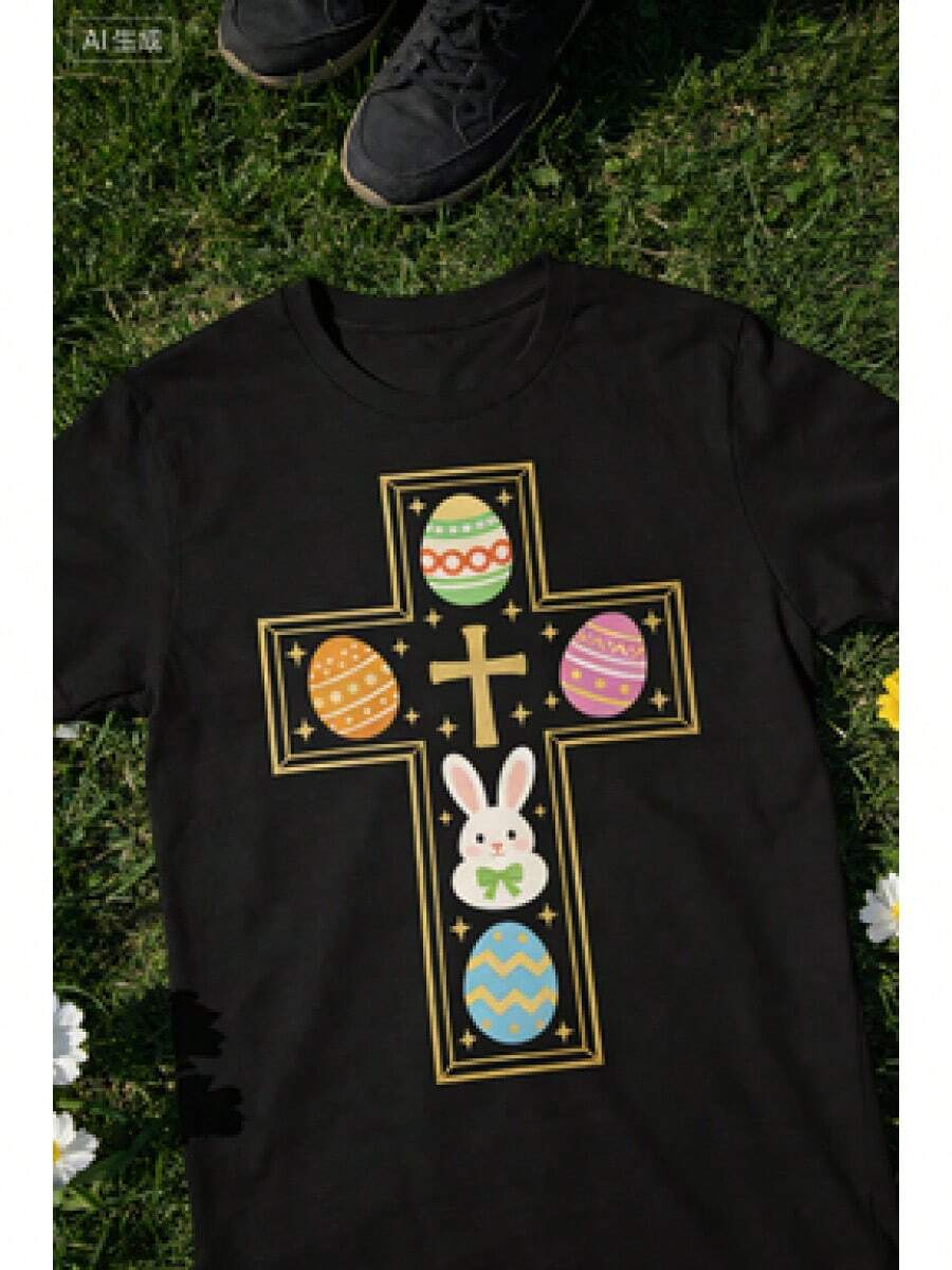 Men Outdoor Tees & Tanks - Black - View 1