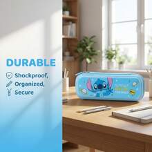 Disney Stitch And Frozen Princess EVA Hard Shell Pencil Case - Waterproof Zipper Stationery Storage Bag, Pencil Box, Gift For Giving - Types a and B - View 8