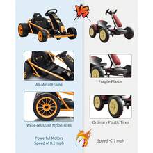 Kids Electric Vehicles - Brown - View 3