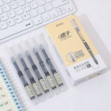0.5mm 12pcs/Box Fast Drying Straight Liquid Neutral Pen, Smooth And Continuous Ink Writing, Suitable For Business Office Note Taking, Student Problem-Solving - A - View 6
