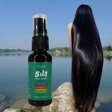 MELAO 5合1强韧秀发喷雾，蕴含烟酰胺和生物素 - 30毫升，丰盈护理，令秀发更浓密丰盈 | 蕴含生姜和当归提取物 | 富含维生素B5 | 每日使用，滋养头皮，强韧秀发 - 30ml - 查看 3