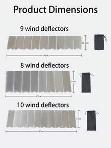 Portable Folding Windproof Sunshade For Outdoor Cooking, Lightweight And Metal Sun Visor With Adjustable Angle. Portable Design Suitable For Camping, Hiking, Picnics - A Must-Have For Grills, Stoves And Hot Pots. Stylish Metallic Texture - Multicolor - View 5